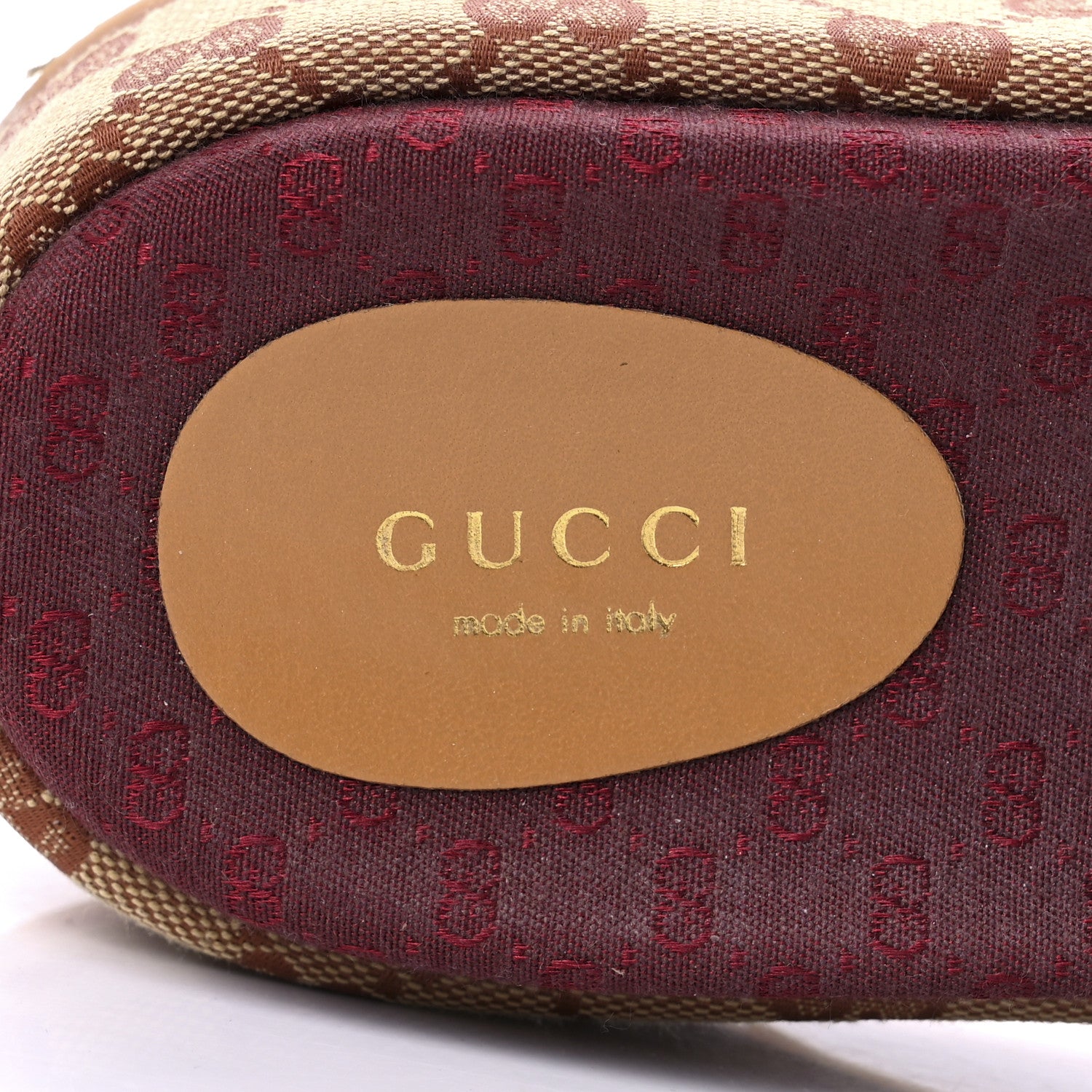 Gucci Canvas GG Monogram Angelina Platform Slide Sandals 39.5 Beige Ruggine 7 of 8