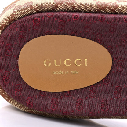 Gucci Canvas GG Monogram Angelina Platform Slide Sandals 39.5 Beige Ruggine 7 of 8