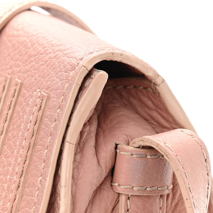 Chloe Grained Calfskin Small Marcie Saddle Bag Anemone Pink 11 of 17