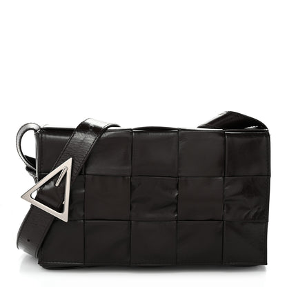 Bottega Veneta Paper Calfskin Maxi Intreccio Cassette Crossbody Bag Fondant 1 of 11