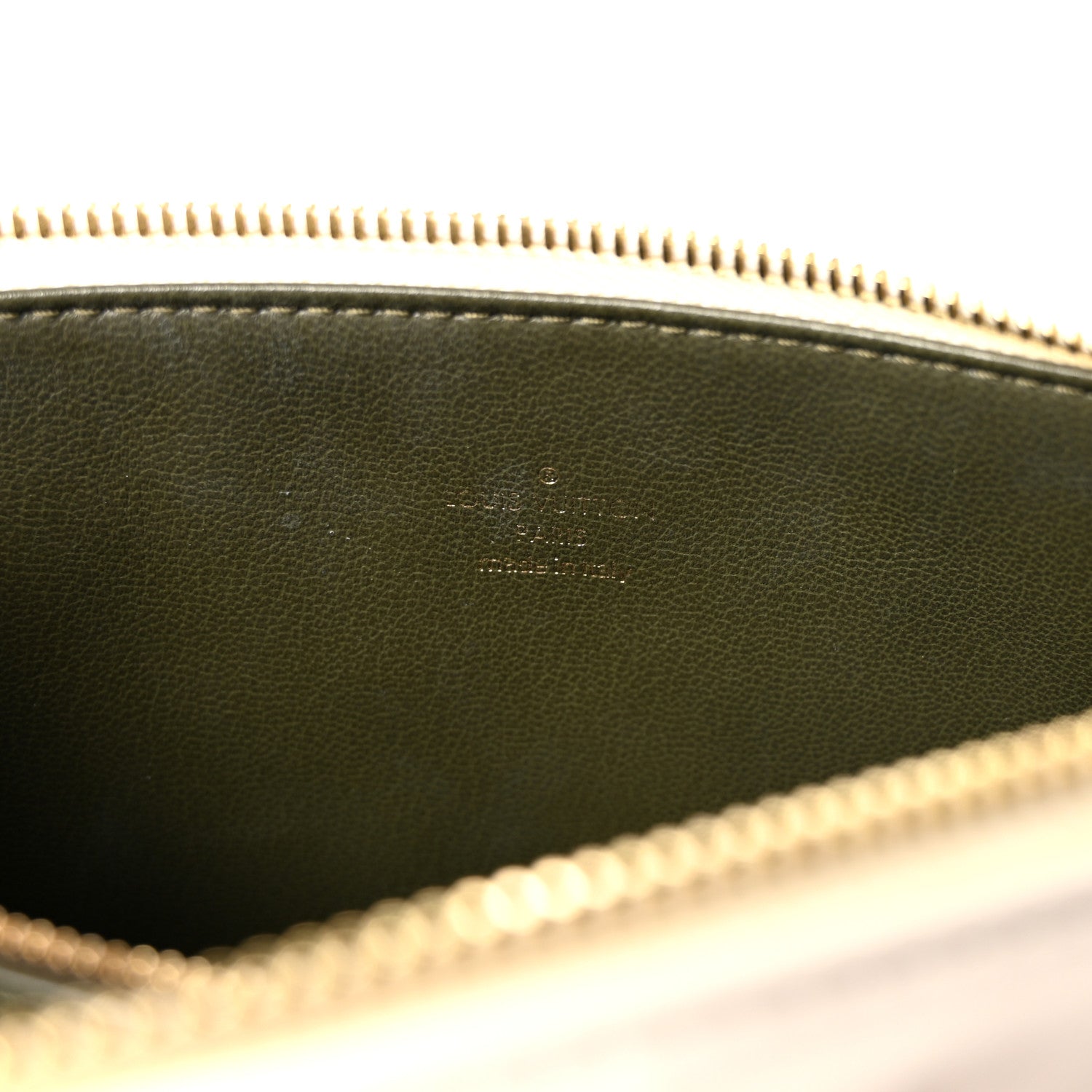 Louis Vuitton Lambskin Embossed Monogram Coussin PM Beige Cream 6 of 10