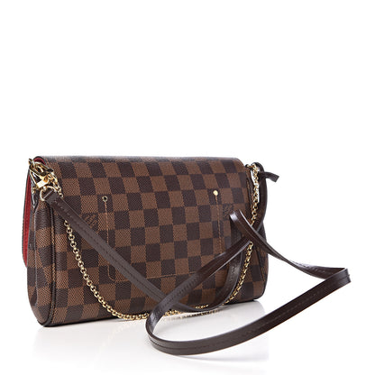 Louis Vuitton Damier Ebene Favorite MM 3 of 11