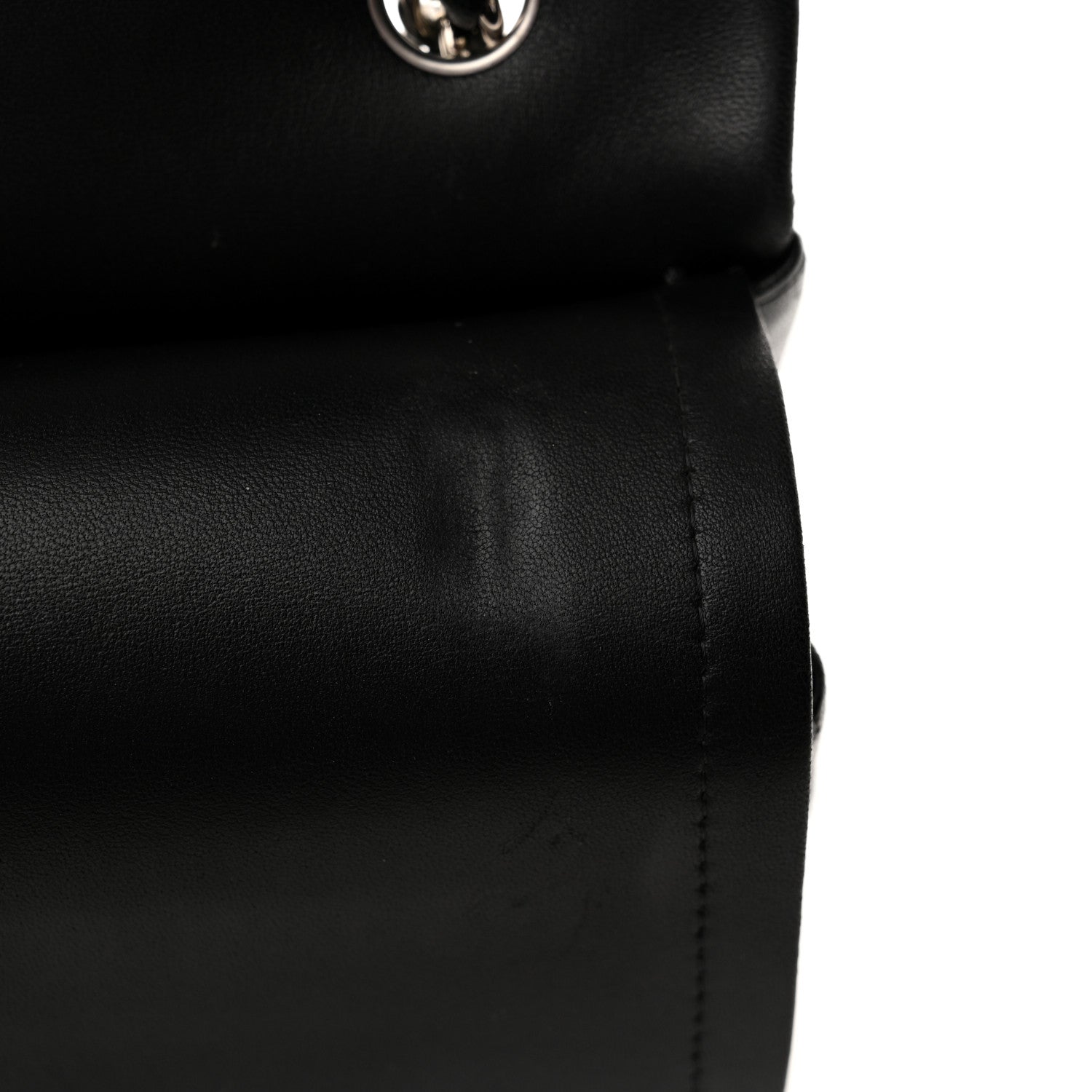 Chanel Lambskin Quilted Jumbo Double Flap Black 12 of 20