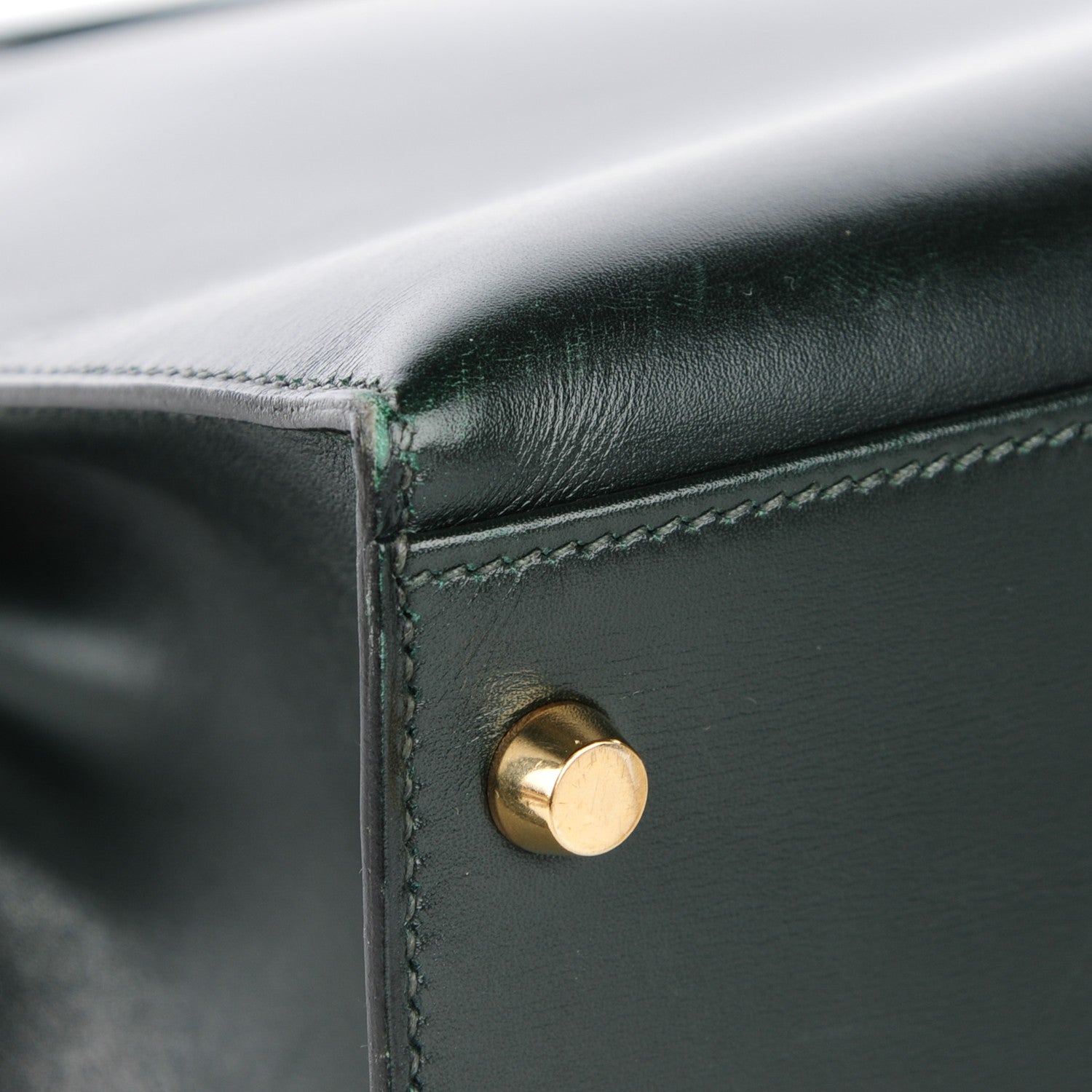 Hermes Box Kelly Sellier 32 Vert Fonce 6 of 28