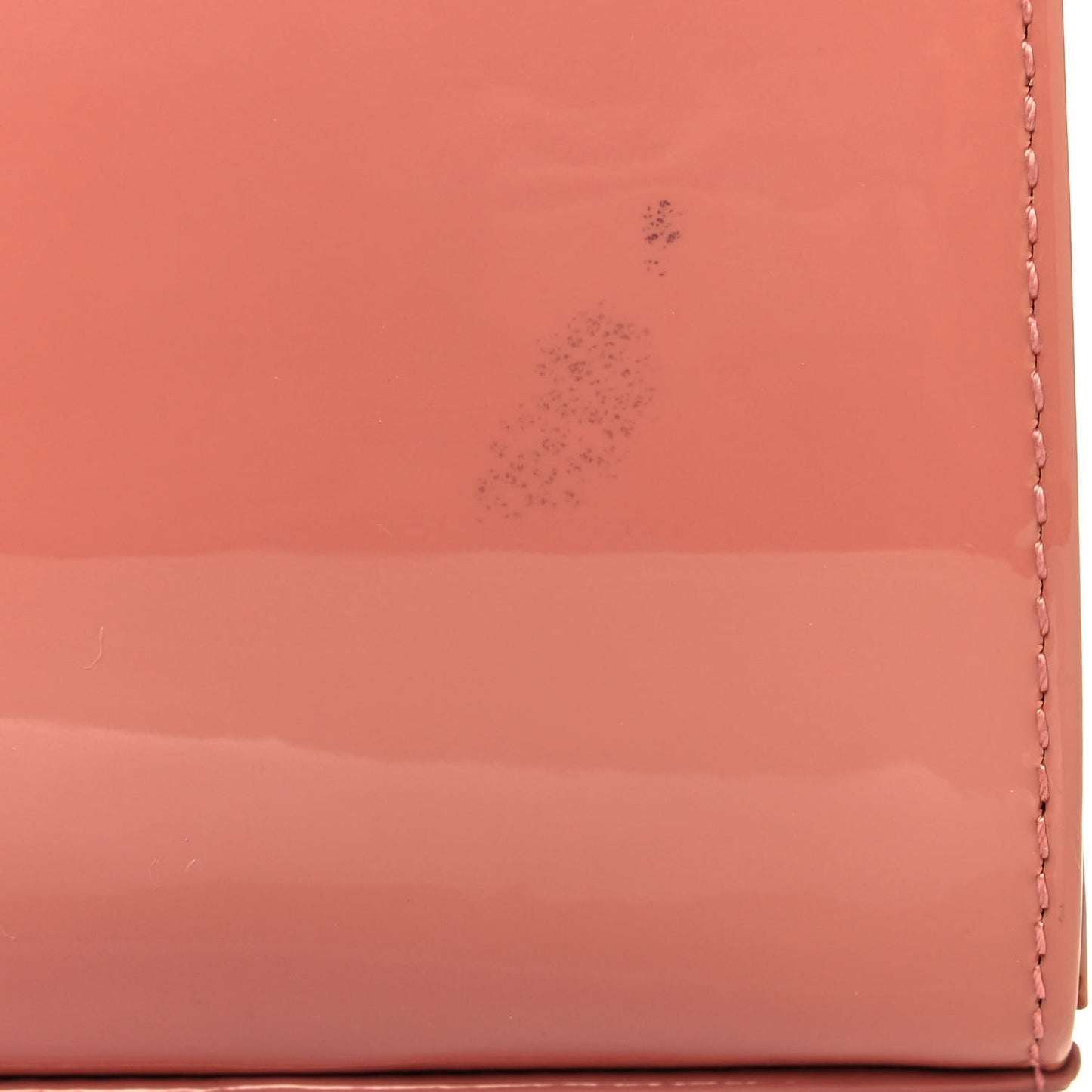 Patent Calfskin Elegant Top Handle Bag Blush