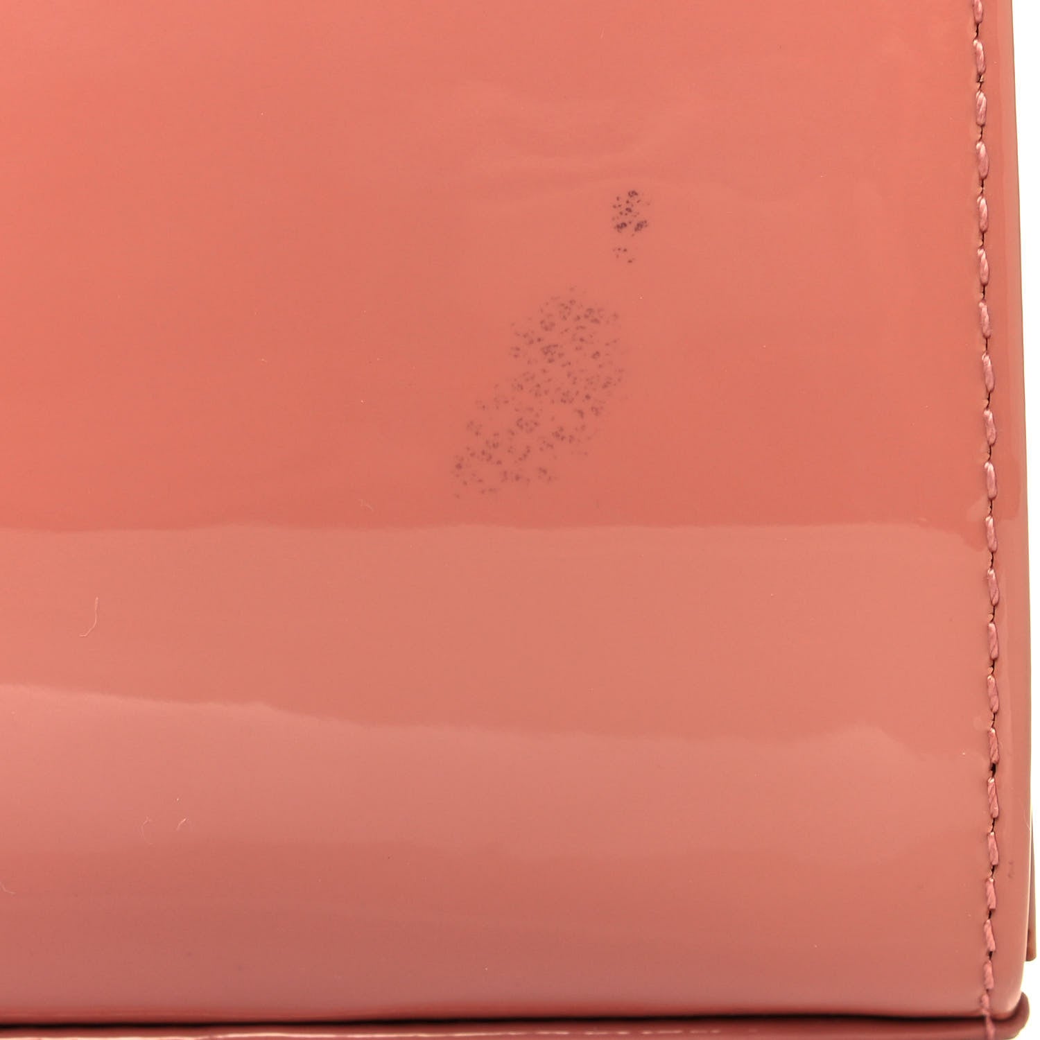 Mansur Gavriel Patent Calfskin Elegant Top Handle Bag Blush 11 of 12