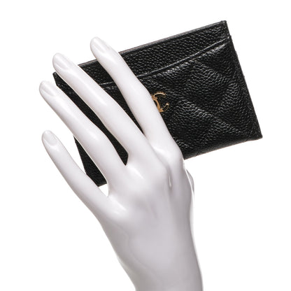 Chanel Caviar Quilted Card Holder Black 2 of 8
