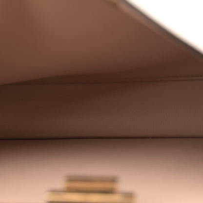 Fendi Vitello Seta Shiny Nappa Plexiglass Medium Peekaboo I SEE U Satchel Poudre 5 of 11