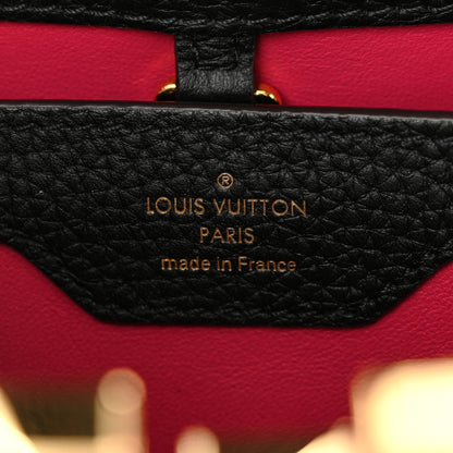Louis Vuitton Taurillon Capucines BB Black 6 of 9