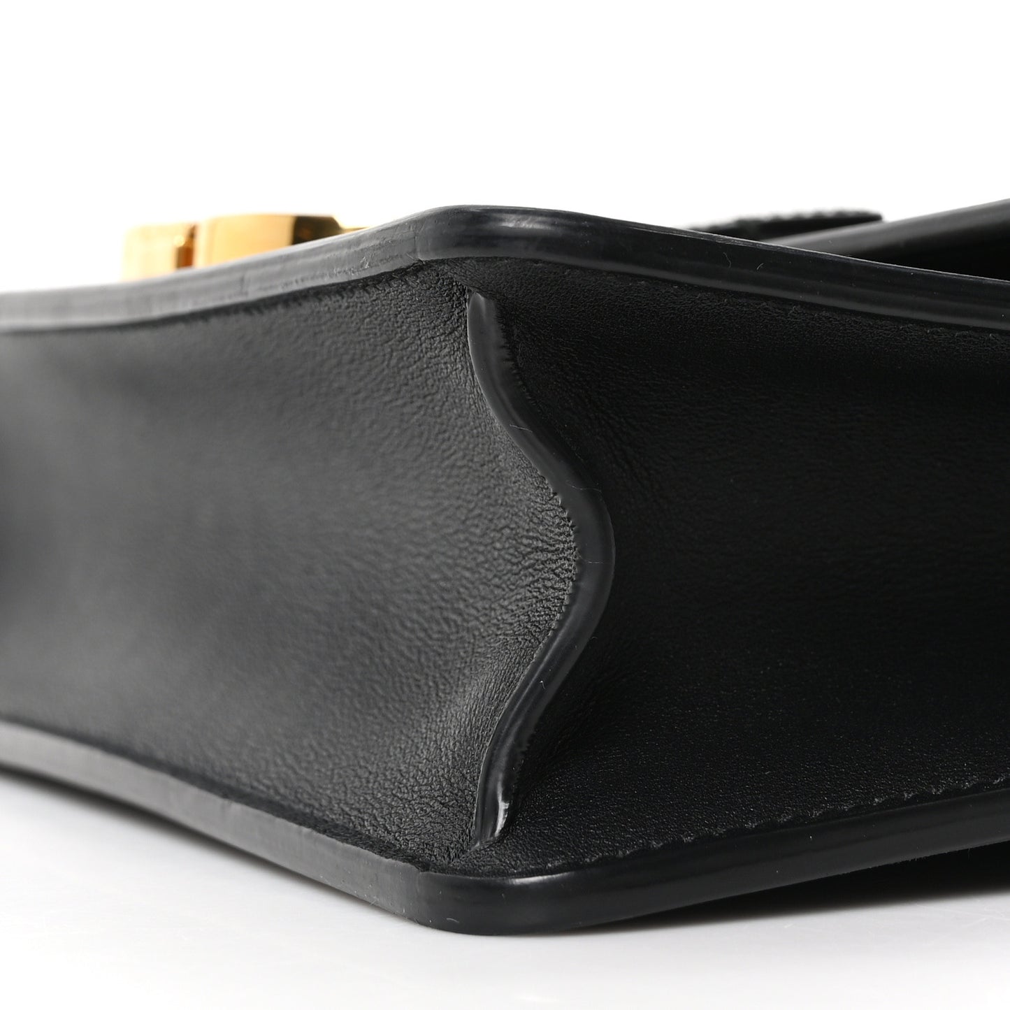 Smooth Calfskin 30 Montaigne Flap Bag Black