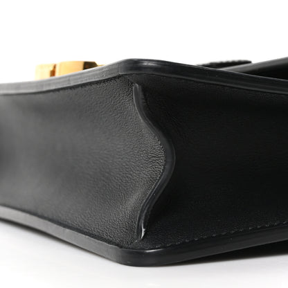 Christian Dior Smooth Calfskin 30 Montaigne Flap Bag Black 9 of 9
