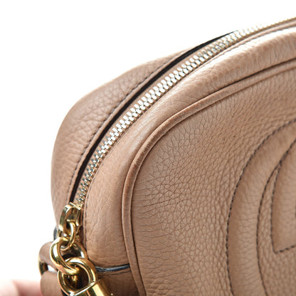 Gucci Pebbled Calfskin Small Soho Disco Bag Rose Beige 19 of 23