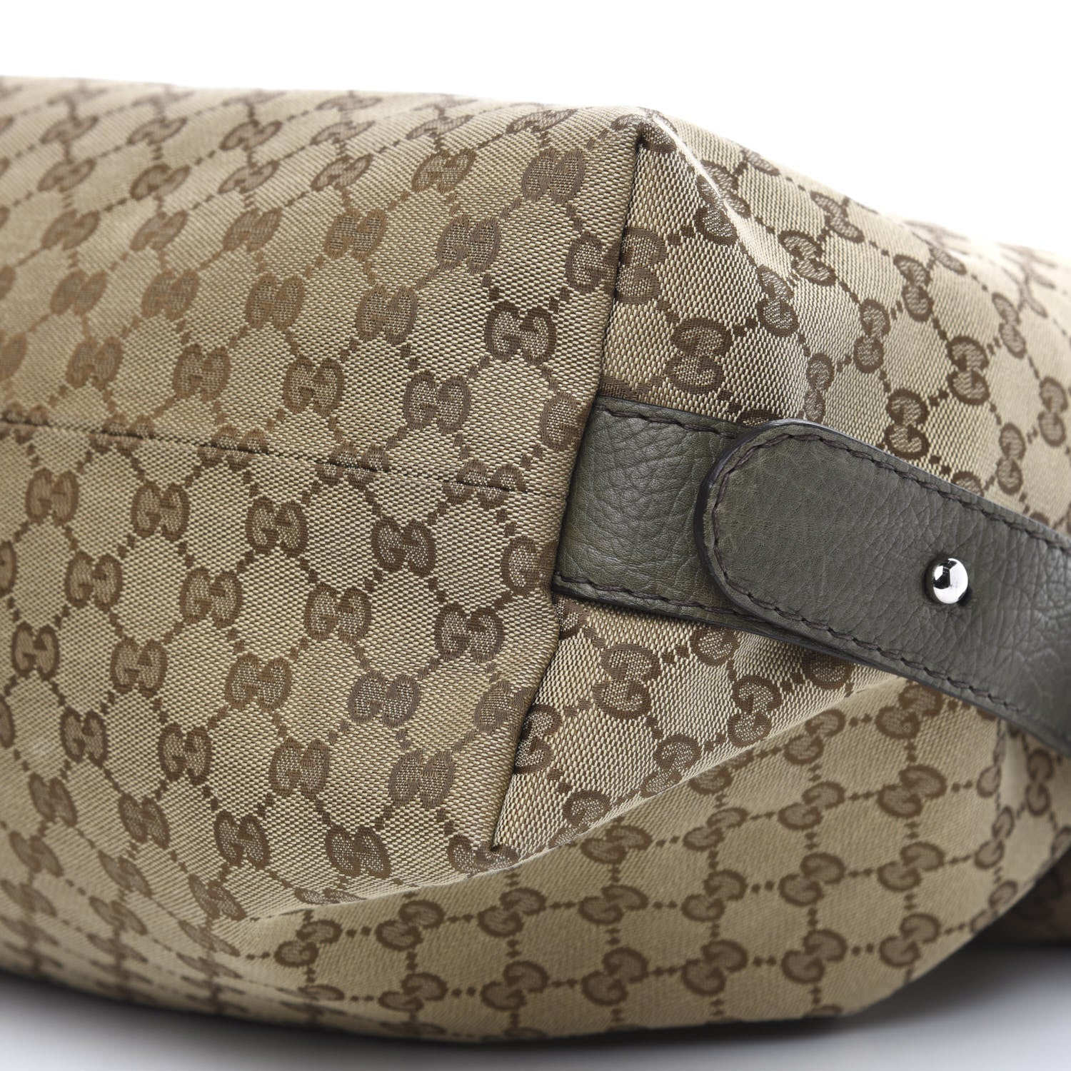 Gucci Monogram Large Bamboo Bar Tassel Shoulder Bag Brown 9 of 10