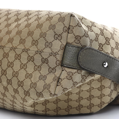 Gucci Monogram Large Bamboo Bar Tassel Shoulder Bag Brown 9 of 10