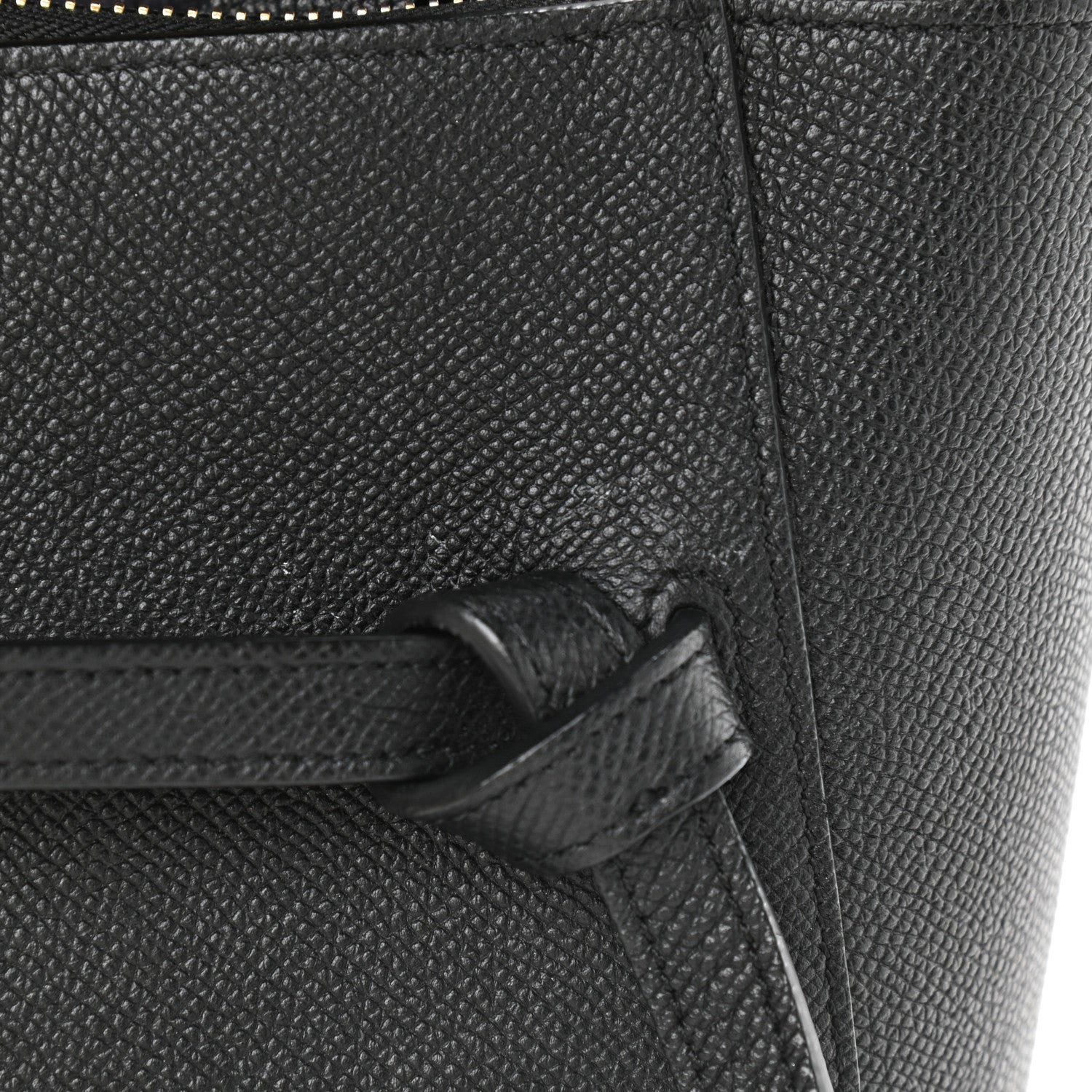 Celine Grained Calfskin Micro Belt Bag Black 12 of 16