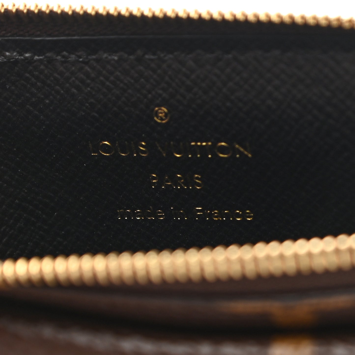 Monogram Recto Verso Card Holder Black
