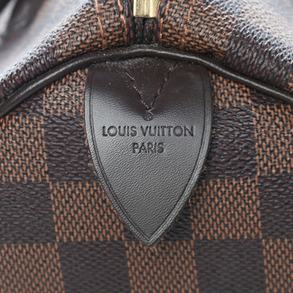Louis Vuitton Damier Ebene Speedy 30 6 of 9