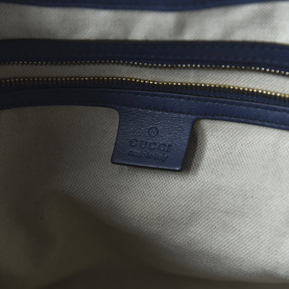 Gucci Guccissima Medium Emily Shoulder Bag Blue 8 of 12