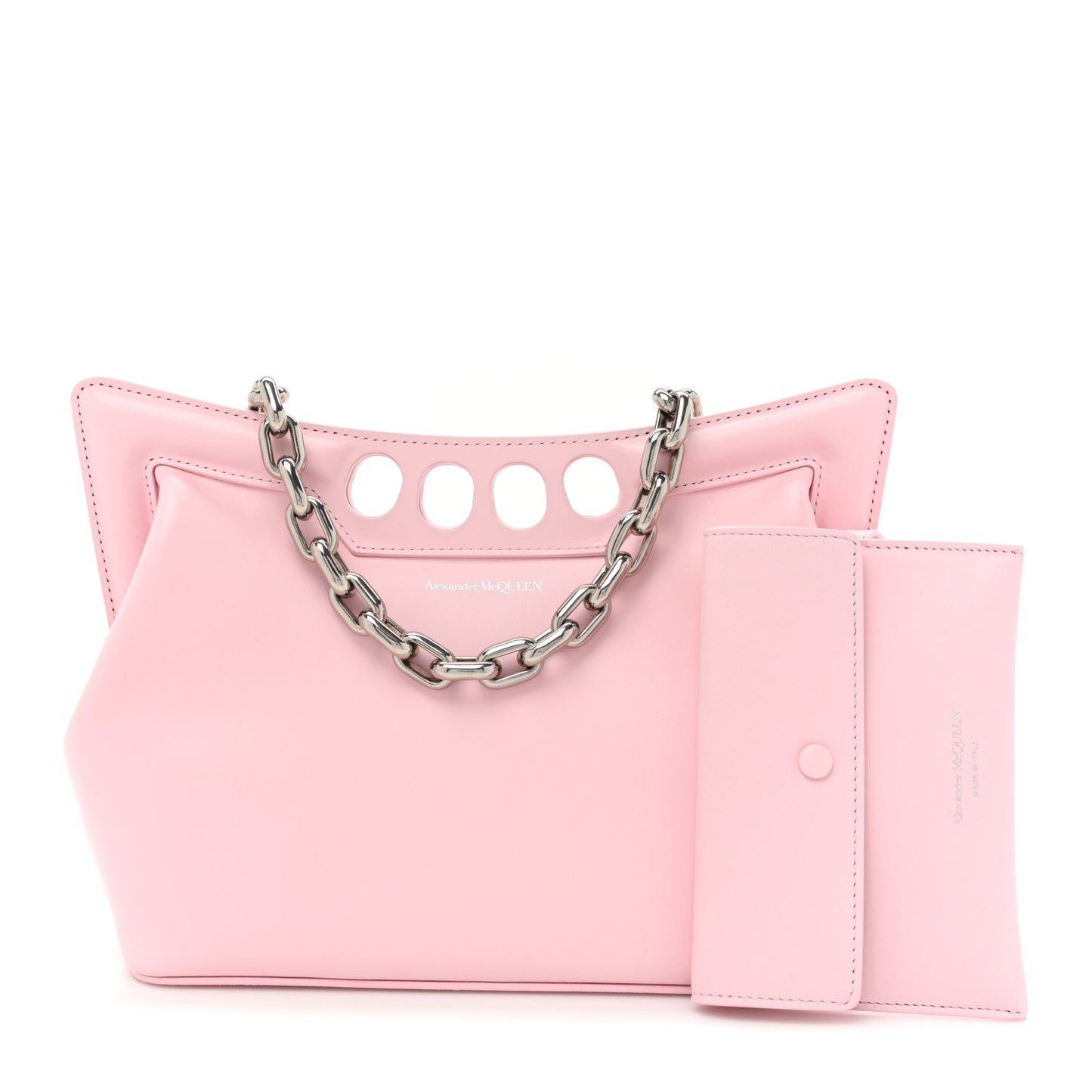 Calfskin The Peak Mini Chain Bag New Pink