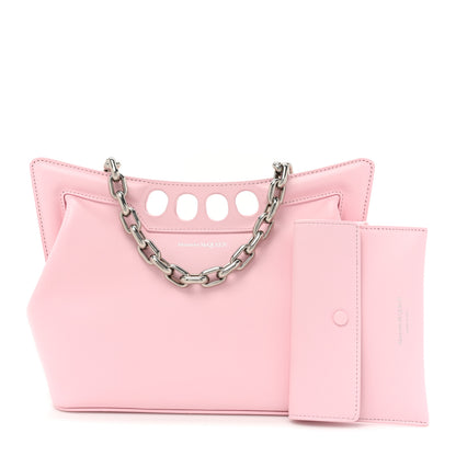 Alexander McQueen Calfskin The Peak Mini Chain Bag New Pink 3 of 12