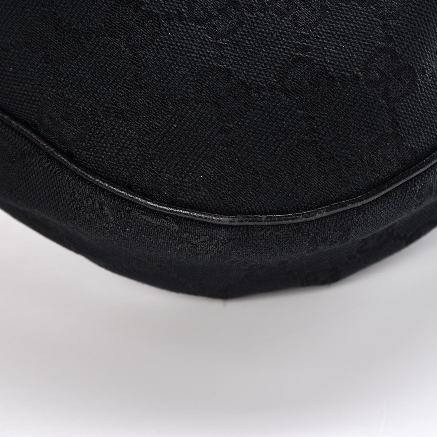 Monogram Medium Half Moon Hobo Black