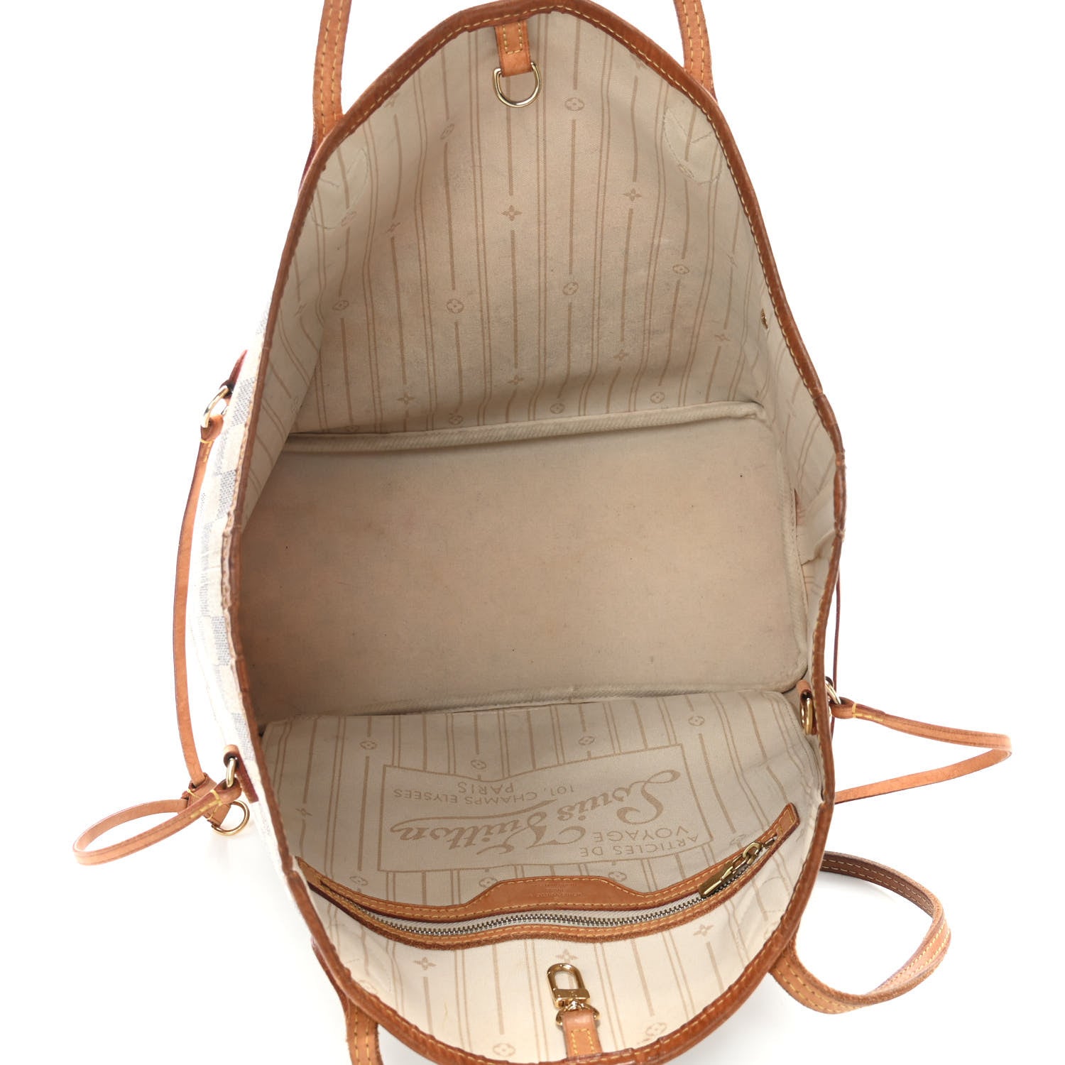 Louis Vuitton Damier Azur Neverfull MM 5 of 14