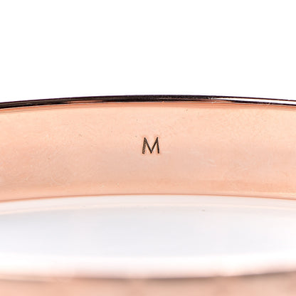 Louis Vuitton Brass Monogram Nanogram Cuff M Pink Gold 6 of 7