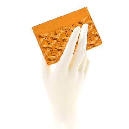 Goyard Goyardine Saint Sulpice Card Holder Yellow 2 of 7