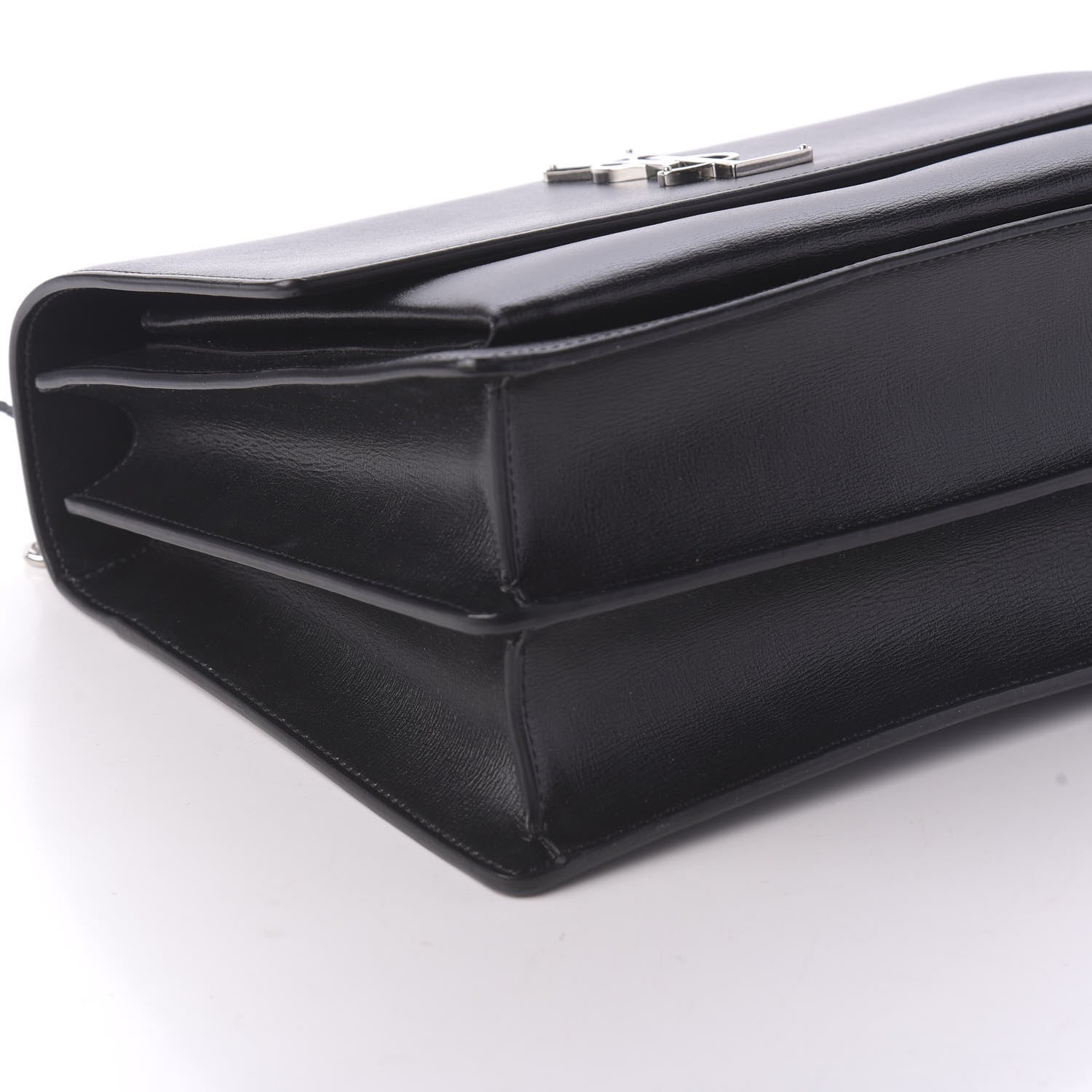 Saint Laurent Calfskin Large Monogram Sunset Black 6 of 9