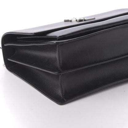 Saint Laurent Calfskin Large Monogram Sunset Black 6 of 9