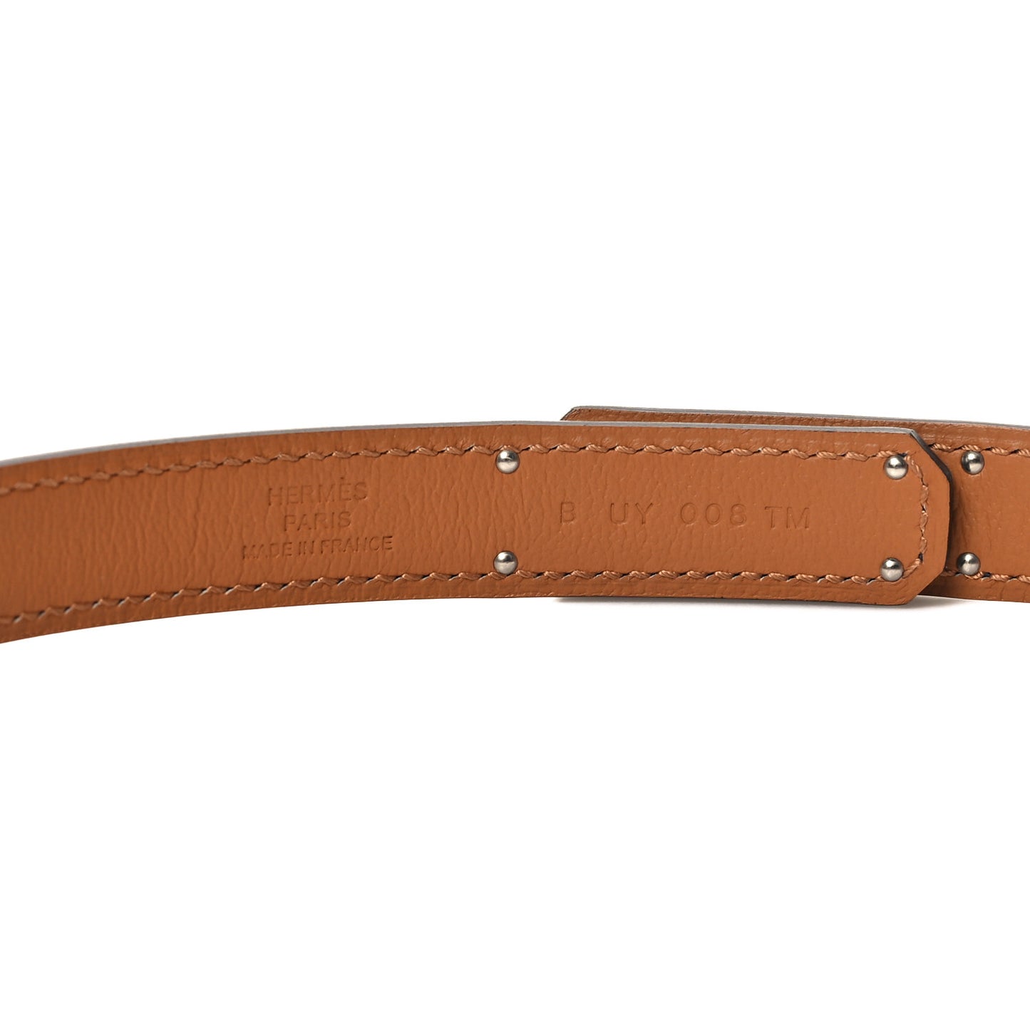 Epsom Kelly Belt Bleu Saphir