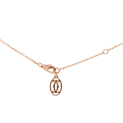 Cartier 18K Pink Gold Diamond LM D'Amour Pendant Necklace 4 of 5