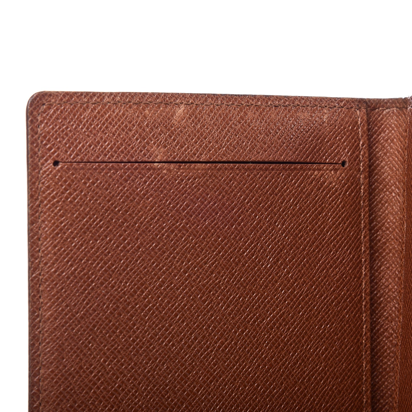 Monogram Checkbook Holder Case Wallet