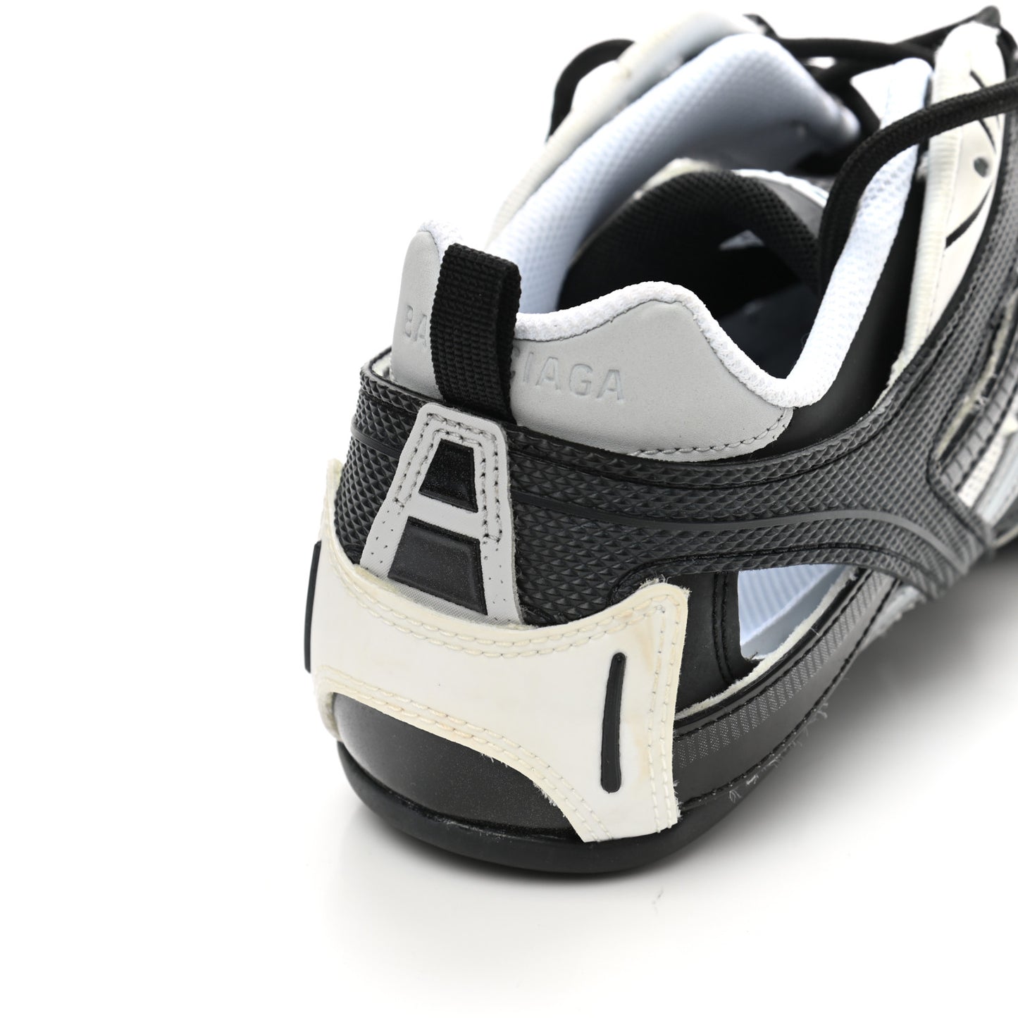 Mesh Rubber Womens Drive Sneakers 42 Light Grey Black