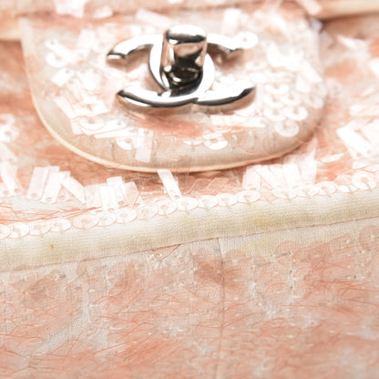 Chanel Sequin Paillette Small Flap Light Pink 11 of 18