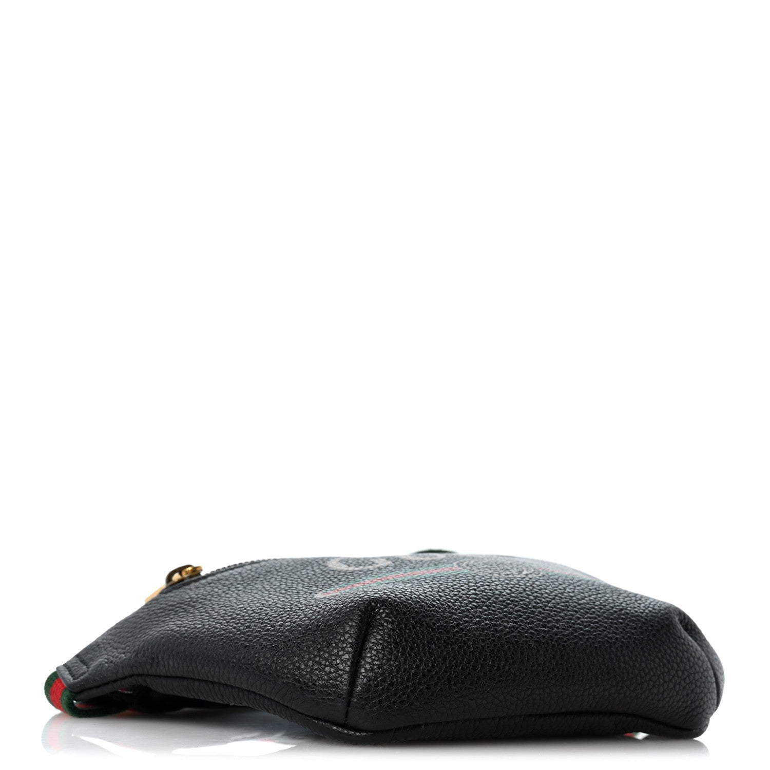 Gucci Grained Calfskin Small Logo Belt Bag Black 4 of 12