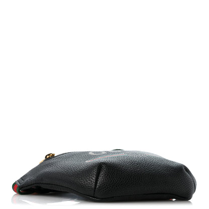 Gucci Grained Calfskin Small Logo Belt Bag Black 4 of 12