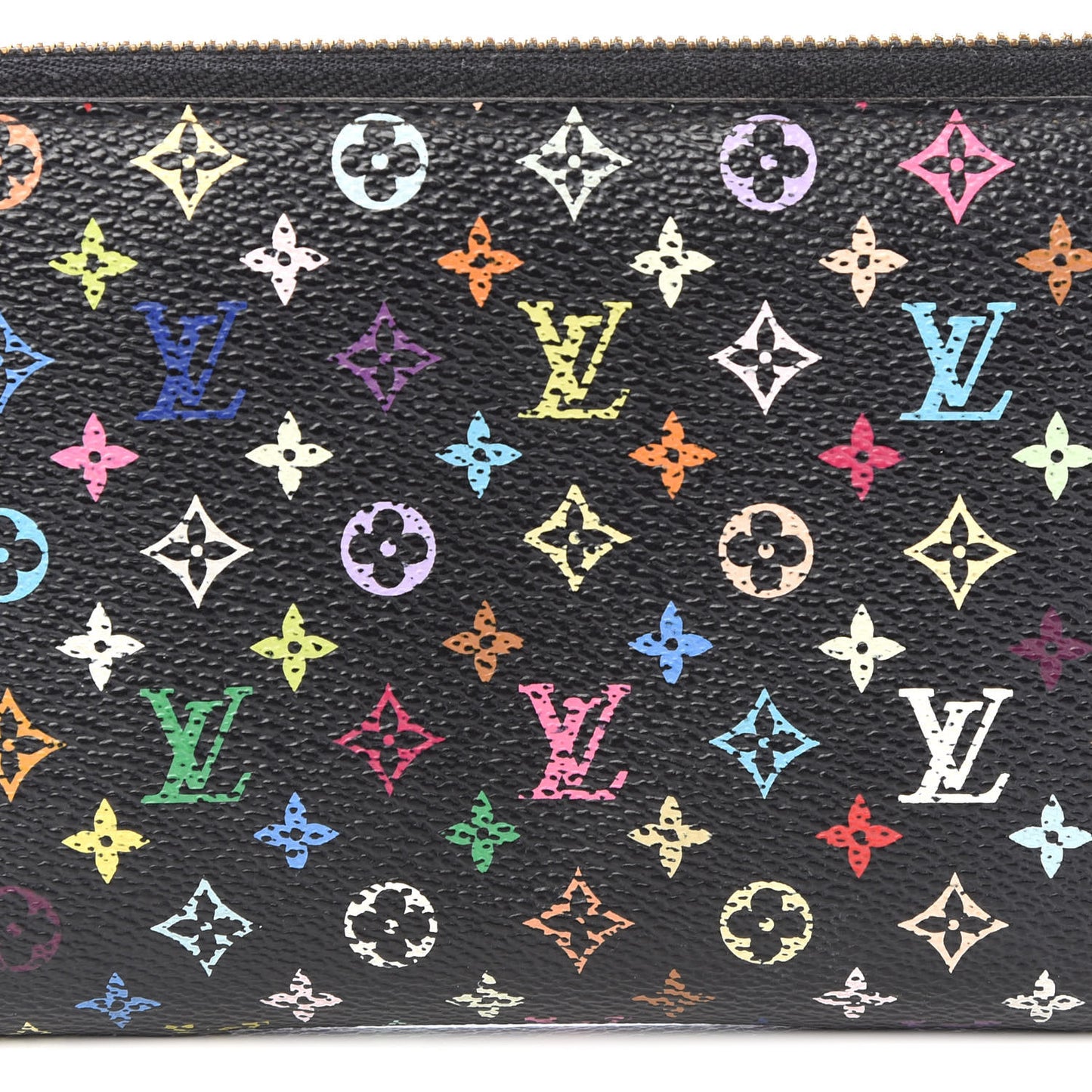 Monogram Multicolor Zippy Wallet Black Grenade