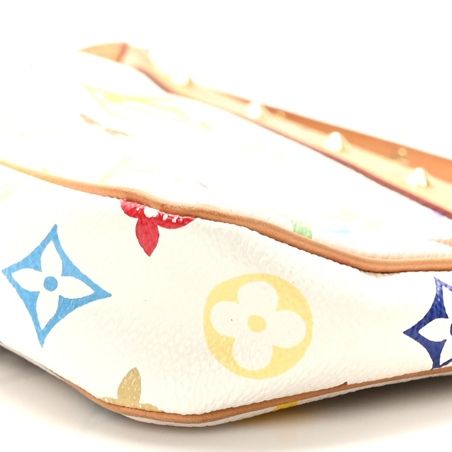 Louis Vuitton Monogram Multicolor Pochette Accessories White 9 of 9