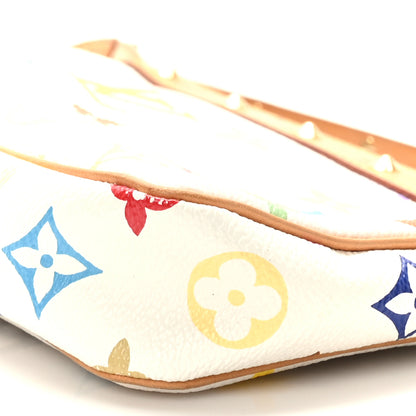 Louis Vuitton Monogram Multicolor Pochette Accessories White 9 of 9