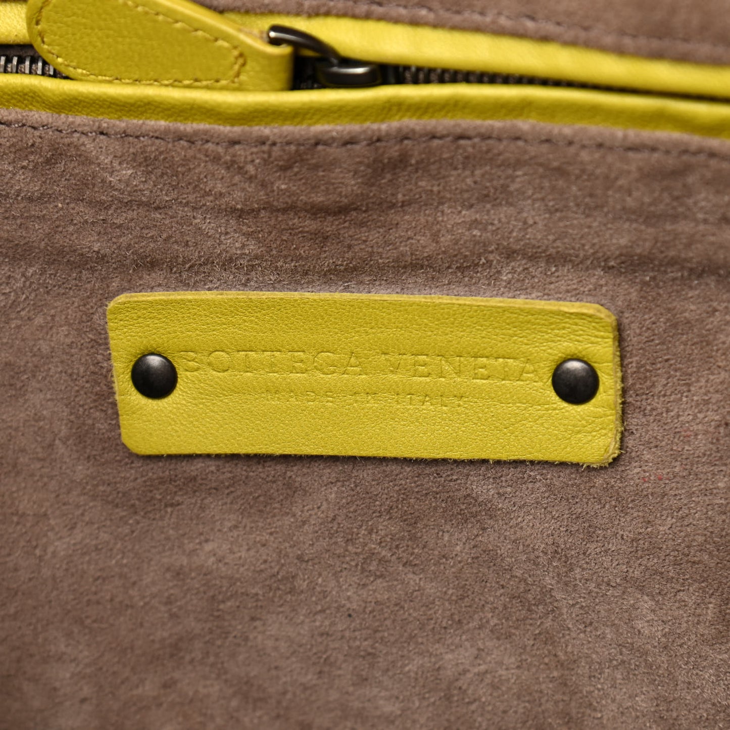 Nappa Intrecciato Large Nodini Crossbody Messenger Kiwi
