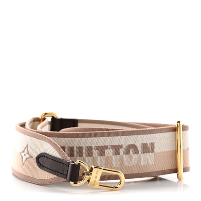 Louis Vuitton Jacquard Speedy Bandouliere 20 Shoulder Strap Beige Brown 1 of 4