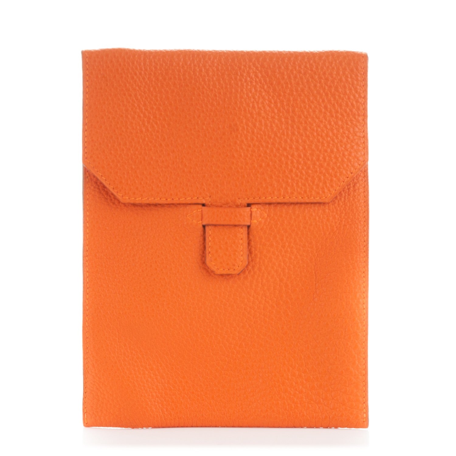 Hermes Togo Amelie Flat Pochette Orange 1 of 7
