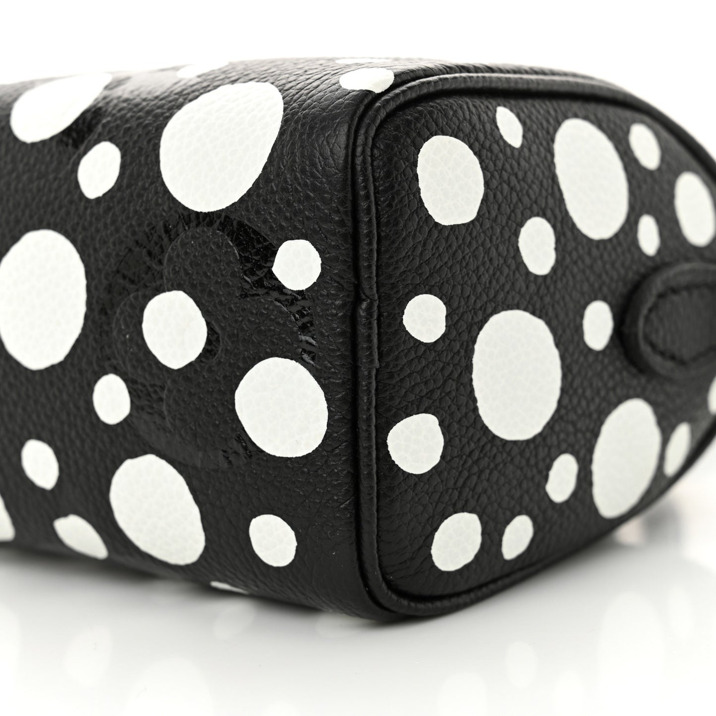 LV X YK Empreinte Infinity Dots Nano Speedy Bandouliere Black White