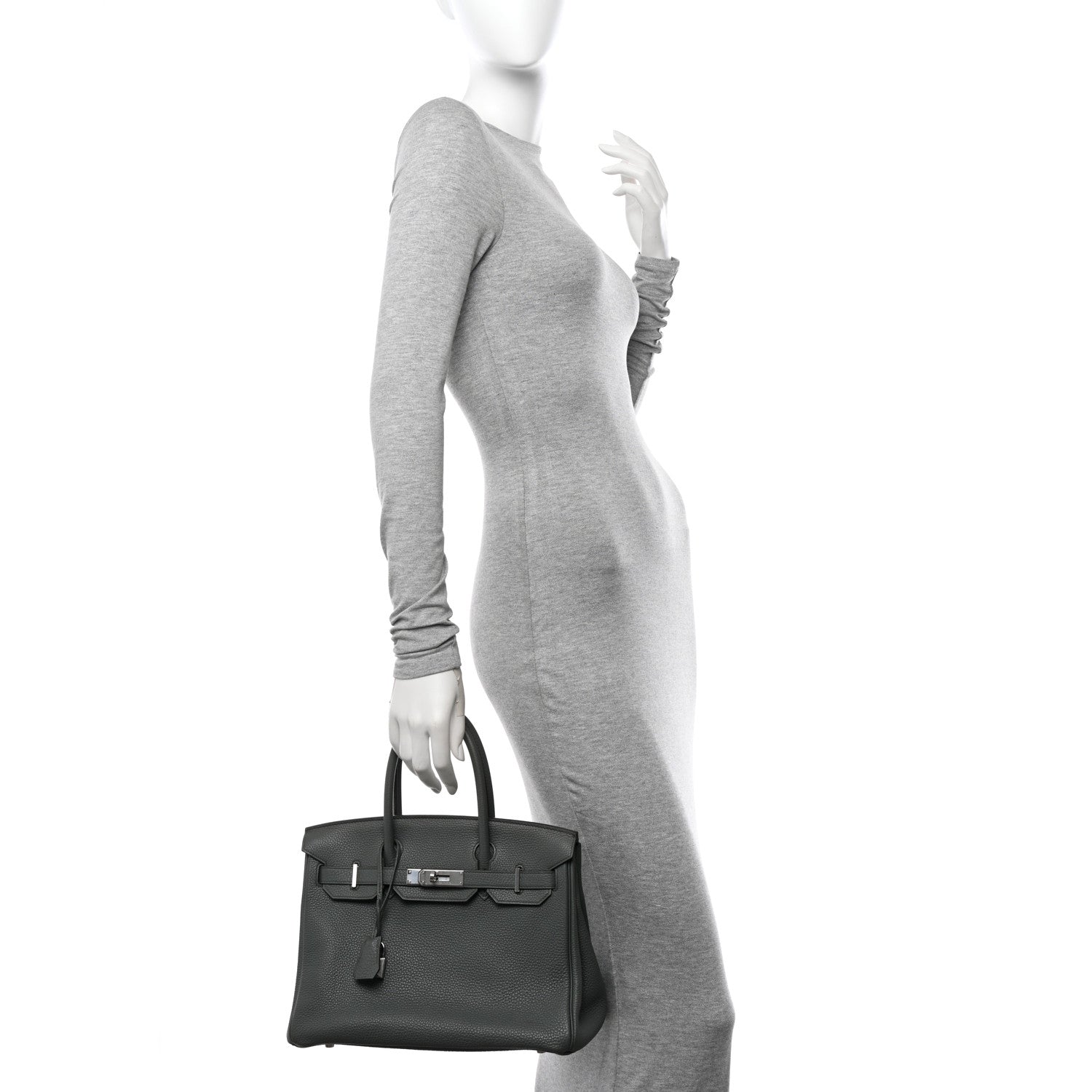 Hermes Togo Birkin 30 Vert Amande 2 of 19