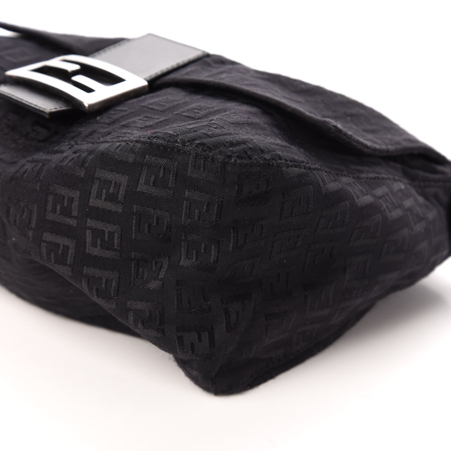 Fendi Zucchino Mama Baguette Black 8 of 9