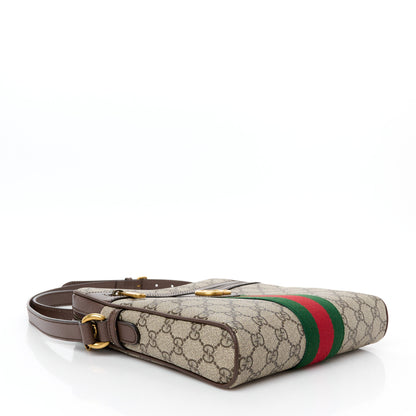 Gucci GG Supreme Monogram Web Small Ophidia Messenger Bag Brown 4 of 11