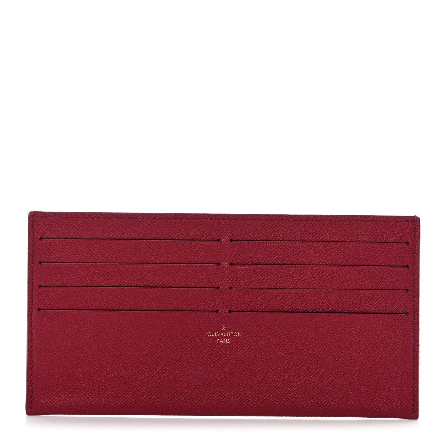 Calfskin Felicie Card Holder Insert Fuchsia