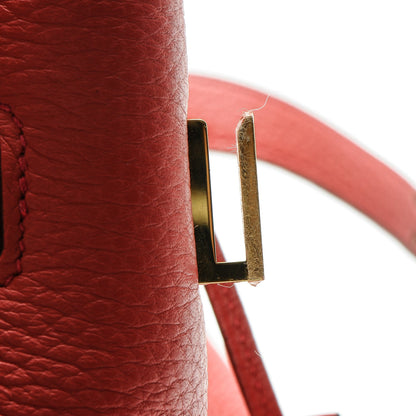 Hermes Togo Birkin 30 Rouge Pivoine 11 of 24