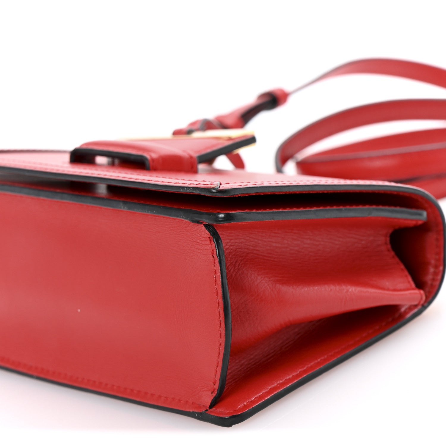 Loewe Calfskin Small Barcelona Shoulder Bag Red 10 of 11